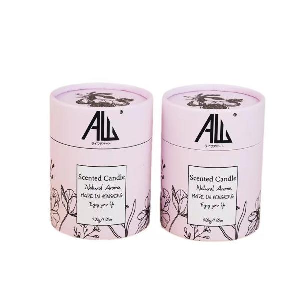 Quality Customizable Cylindrical Print Candle Paper Tubes with Accept Custom Finishing wholesale