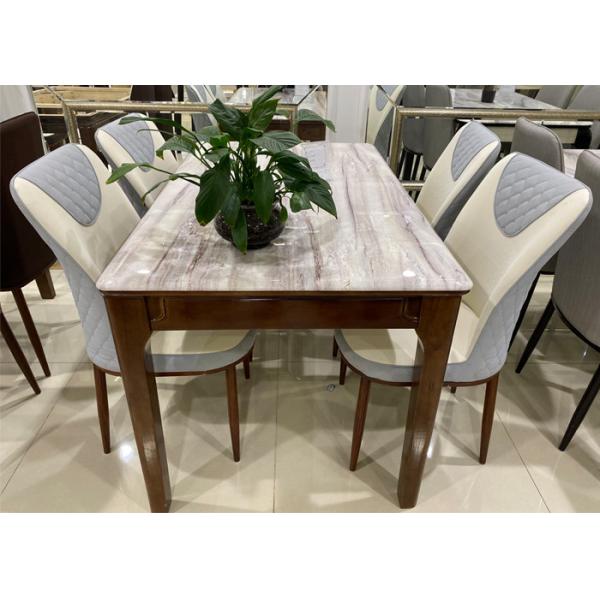 Quality Moisture Resistant Oak Dinette Set With Clear Texture Fashionable Design wholesale