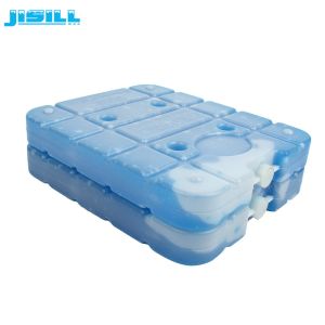Cheap FDA Material HDPE Plastic Large Ice Eutectic Cold Plate Ice Bag With Handle for sale