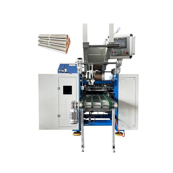Quality Silicone Paper Roll Baking Paper Slitter Aluminum Foil Rewinder Machine in Case Packaging wholesale
