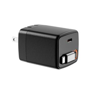 TurboVolt Dual Charging Adapter – USB-A & USB-C Wired Power Brick | 45W PD + QC3