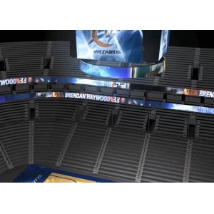 Basketball Stadium Perimeter Led Display Full Color 10mm Fit Fifa Safety