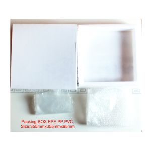 Multifunctional metal frame square shaped platter