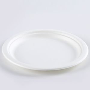 one time usable plates made of sugarcane bagasse 9inch