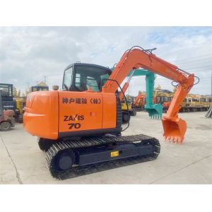 7 Ton Used Hitachi ZX70 Excavator with Original Hydraulic Valve in Good