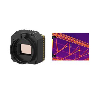 Uncooled Infrared Thermal Security Camera Module With Multiple Lenses