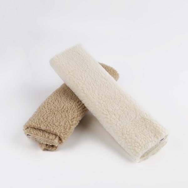 Tricot Knitted 100% Polyester BROG Sherpa Faux Lamb Fur Fabric for Garments