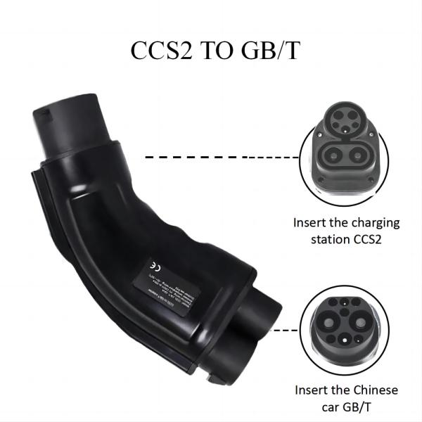 EV Charger Adapter Accessories CCS2 To GBT 250A COMBO 2 For EV Station and DC