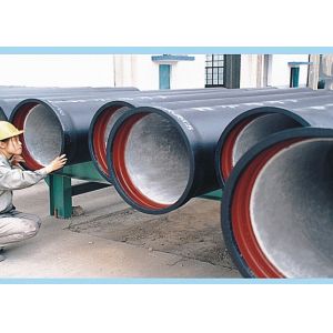 China ISO 2531 Class K9 Ductile Iron Tube With External Zinc Spaying Bitumen Coating on sale