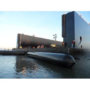 Air lifting buoyancy salvage and refloatation rubber airbag for dock constructio