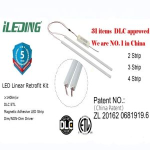 Magnetic Retrofit Energy Saving Dimming LED 3CCT 3P Selectable Battery Quick