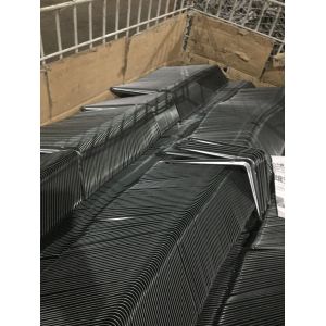 Grey Color Corner Shelf Bracket , Metal Angle Brackets OEM Available