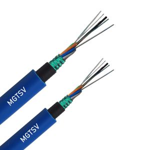 Coal Mine Armored Fibre Optic Cable 12 24 48 96 144 Core LSZH Jacketed Fireproof