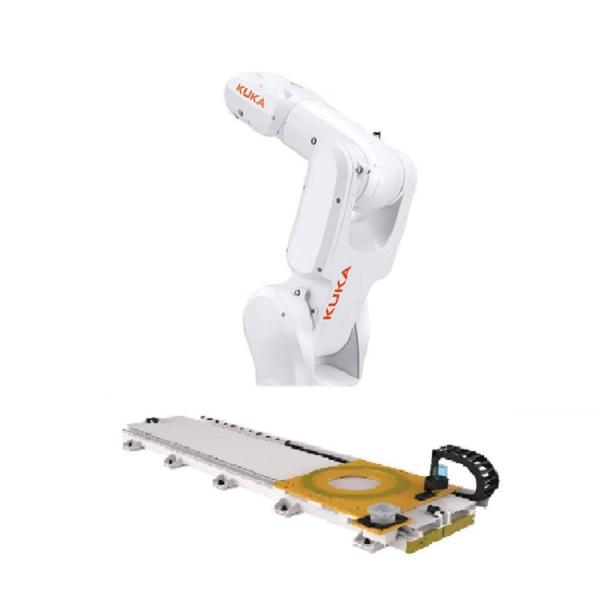 KR 4 R600 Kuka Robot Arm Compact 6 Axes Robot Arm With GBS Robot Rail Electronic