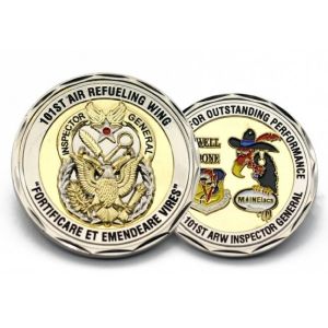 Double Plating 3D design gold plating coin challenge Coin with diamond cut wave