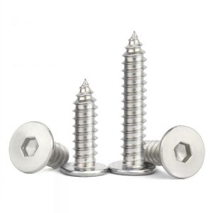 Carbon Steel Self Tapping Screw M4.2 Hexagon Socket Screw Grade 4.8 / 8.8 / 10.9