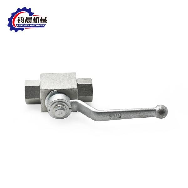 Customized Zweiwege-Kugel Hahn KHB-G1/4 Serie Hydraulischer Hochdruck Port Size