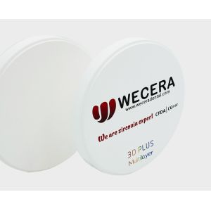 Pre-Colored Zirconia Disks Transmittance 49% Raw Material 100% Tosoh Zirconia