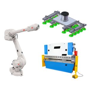 ABB robot arm IRB4600 CNC robot with electric gripper for pick and place work