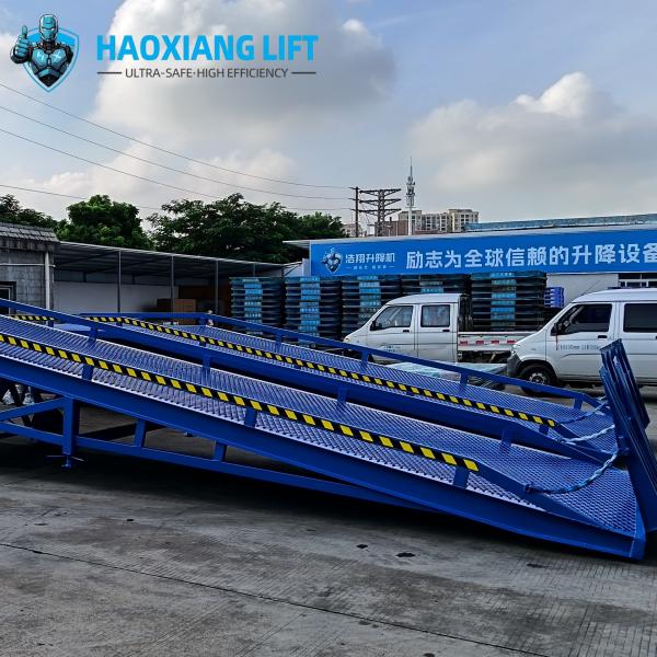 Quality Mobile Hydraulic Dock Ramp 10t Load Capacity Temporary Loading Dock for Smooth Loading Unloading & Stable Use wholesale