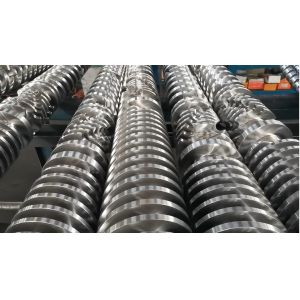 Conical Twin Screw Barrel Bimetallic Alloy For Pipe Extrusion
