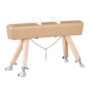 Gymnastics Training Sports Pommel Horse With Robust Special Padding Coated In