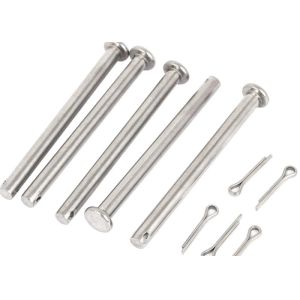 Buy cheap ASTM ASME ANSI Stainless Steel Clevis Pins 18-8 B8M B8 B7 With Head Pins Split from wholesalers