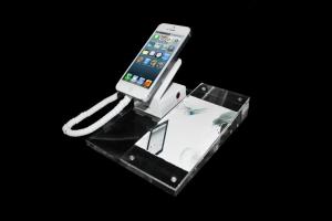 Cheap COMER anti-theft alarm devices Phone Price tag label holder with Cell phone burglar device with charging for sale
