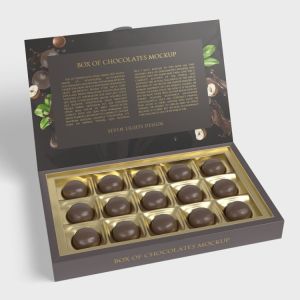 Cheap Custom Printing Luxury Belgian Chocolate Praline Box Cardboard Material for sale
