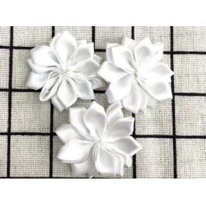 China Christmas Handmade Ribbon Flowers For DIY Accessories / Hanging Ornaments on sale