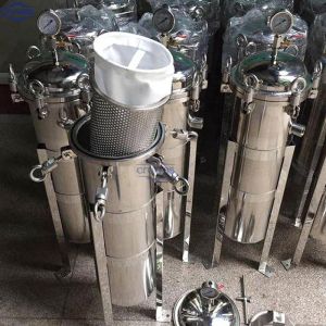 Stainless Steel SS Multi Bag Filter Housing For Industrial Water Filtration