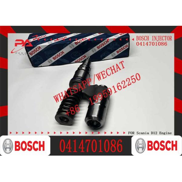 Heavy Truck Fuel Injector 0414701086 2599428 1943974 for BOSCH SCANIA DC9.50 Diesel Engine