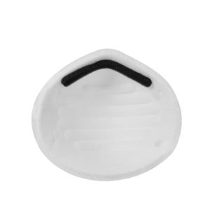 High Softness Cupped Face Mask Anti Dust For Mining / Textile White Color