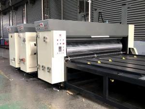 Cheap Semi Automatic 2 Color Paper Corrugated Box Making Machinery Plant for sale