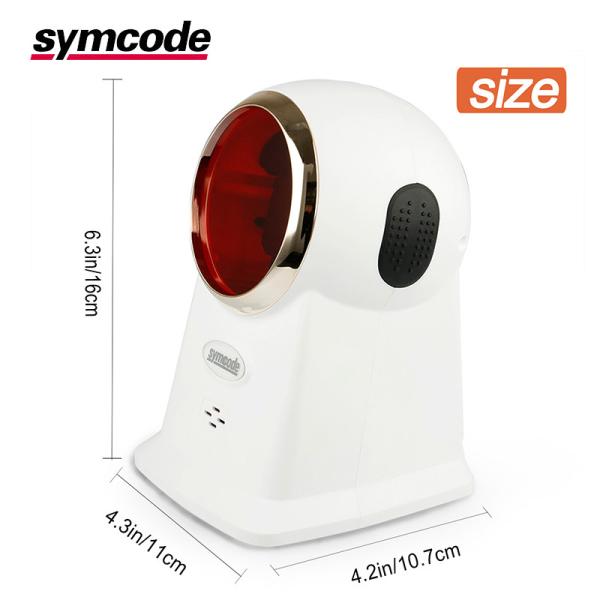 CMOS Desktop Barcode Scanner / Omni Directional Scanner No Need Accurate