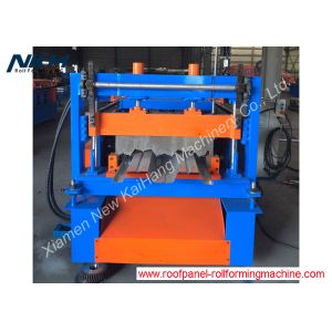 PLC Control Floor Deck Roll Forming Machine For 75mm Rib Decking Profile