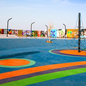 China Playgrounds Colorful EPDM Rubber Granules Surfaces 13 Years Experience on sale