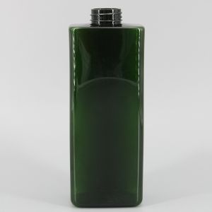 Blackish Green Cuboid 550ml Eco Shampoo Bottles
