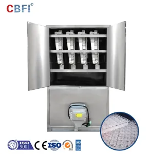 Low Noise Cube Ice Making Machine For 1-20 Ton / 24 Hours Capacity Frascold