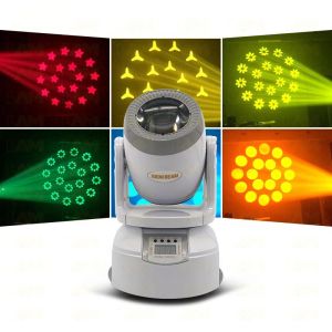 Lighting and Circuitry Design 80 RGBW LED Spot Beam Gobo Moving Head Light for