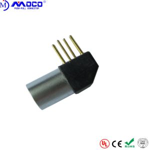 0B 4 Pins Circular Push Pull Connectors With EPG Elbow Socket 50 IP Rating