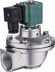 Aluminum D Type Pneumatic Pulse Valve Right Angle DN20 ~ DN62 For Machinery