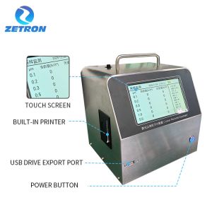 Zetron B110 New Laser Particle Counter 0.1 Micro Meter Size Range 28.3L Flow For