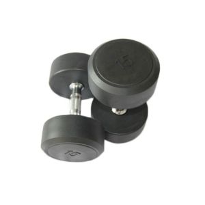 PU coated dumbbells, round head dumbbells, rubberized dumbbell set