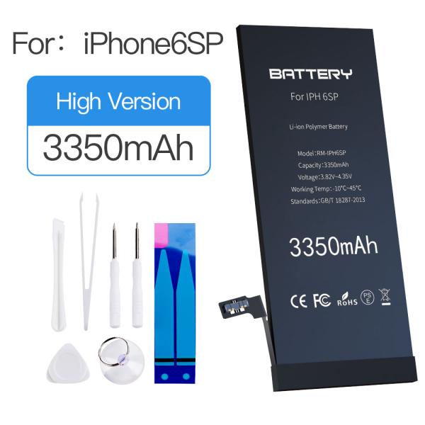 High Compatible Iphone Lithium Battery 3350mAh Rechargeable Li Ion Cell Battery