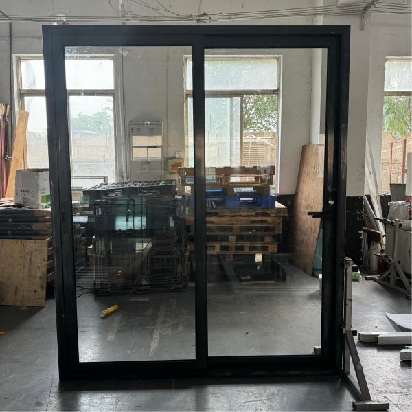 Quality Customized Glass Sliding Door With Eco friendly Silicone Sealant And Security System wholesale