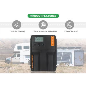 40A MPPT Solar Charge Controller with 99% Efficiency IP32 Waterproof and