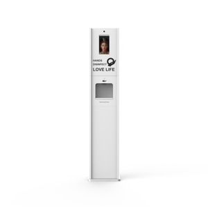 10L Hand Sanitizer Dispenser Quad Core RK3288 Walk Through Metal Detector