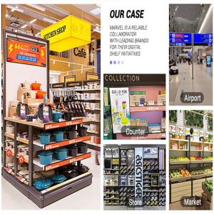 24 Inch Ultra Wide Resolution Stretched Bar Type LCD Advertising Display The