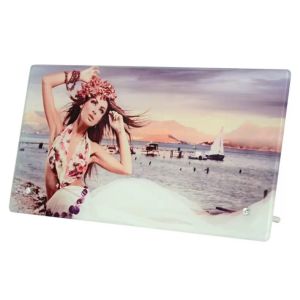 Blank Coated Sublimation Glass Frame Sleek And Modern Design Custom Sublimation